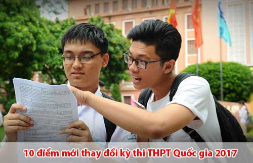 10 điểm thay đổi kỳ thi THPT Quốc gia