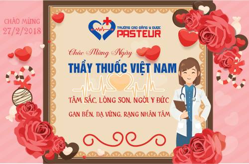  Trường Cao đẳng Y Dược Pasteur chúc mừng ngày Thầy thuốc Việt Nam