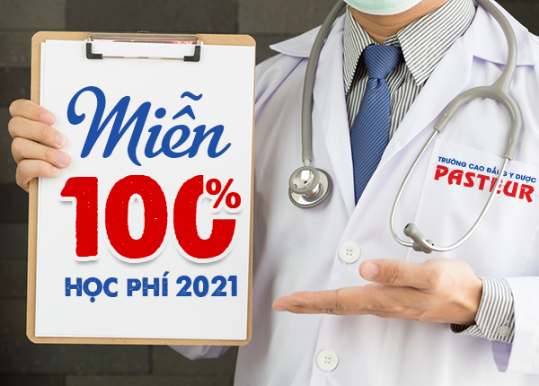 Miễn 100% học phí Cao đẳng Dược năm 2021 cho con em cán bộ ngành Y tế