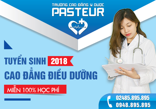 Trường Cao đẳng Y Dược Pasteur tuyển sinh Cao đẳng điều dưỡng năm 2018