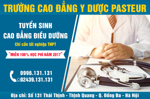  Trường Cao đẳng Y Dược Pasteur tuyển sinh Cao đẳng Điều dưỡng