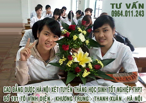 Cao đẳng Dược Hà Nội xét tuyển thẳng thí sinh tốt nghiệp THPT