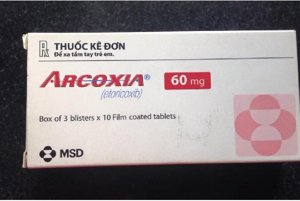Thuốc Arcoxia 60mg có tác dụng phụ gì?